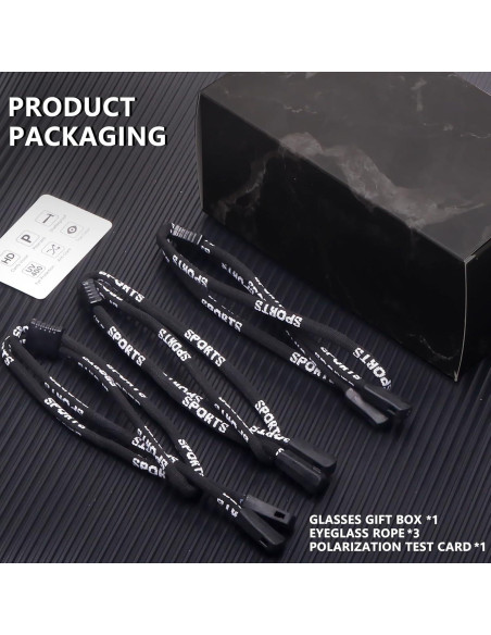 Gafas de sol deportivas DioKiw 3pack UV protección