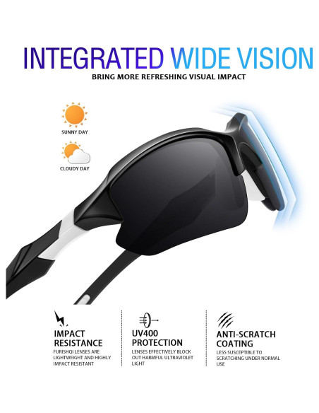 Gafas de sol deportivas DioKiw 3pack UV protección