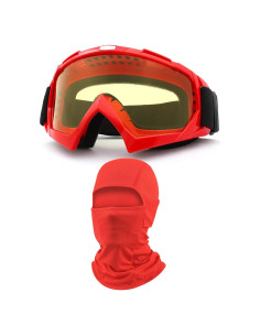 Gafas de Motocross Immoono con Balaclava y Lentes HD