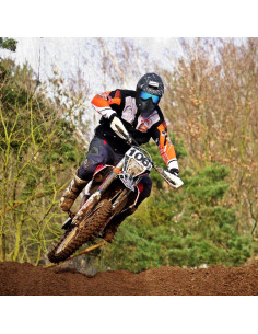 Gafas de Moto Tongshop con Máscara Facial Removible 2