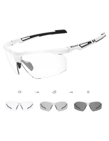 Gafas de sol fotocromáticas SCVCN UV400 para deportes