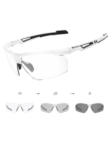 Gafas de sol fotocromáticas SCVCN UV400 para deportes