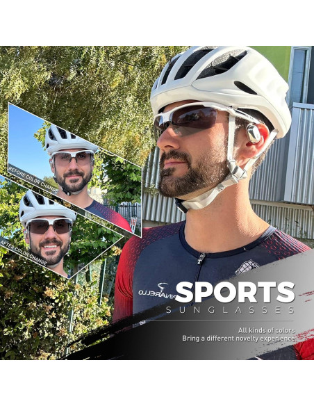 Gafas de sol fotocromáticas SCVCN UV400 para deportes