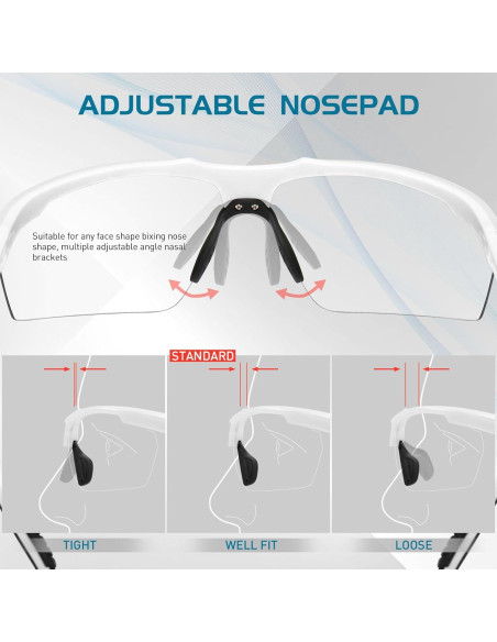 Gafas de sol fotocromáticas SCVCN UV400 para deportes