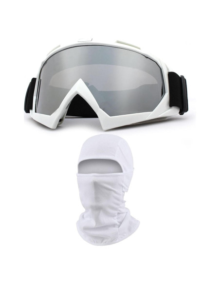 Gafas de Motocicleta Immoono con Balaclava y Lentes HD