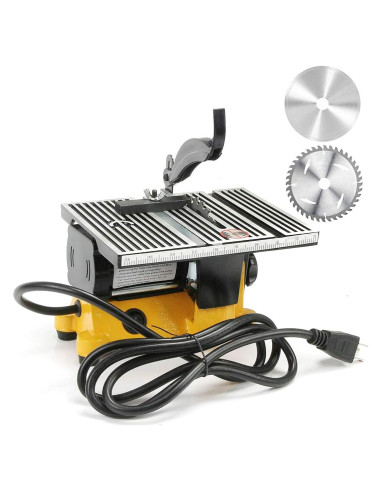 Sierra de Mesa Mini DNYSYSJ 10.16 cm 4500 RPM para Madera y Plástico