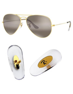 Almohadillas Nasales RayBan Oro 16mm para Gafas de Sol