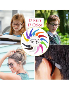 17 Pares de Agarre de Silicona Antideslizante YINGFENG 2