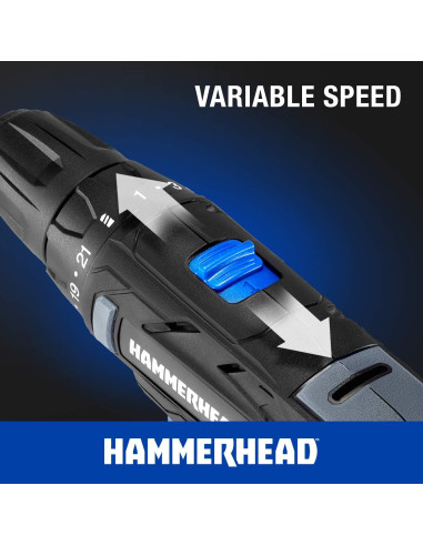 Martillo 20V Taladro Inalámbrico 2 Velocidades 1.5Ah HCDD201