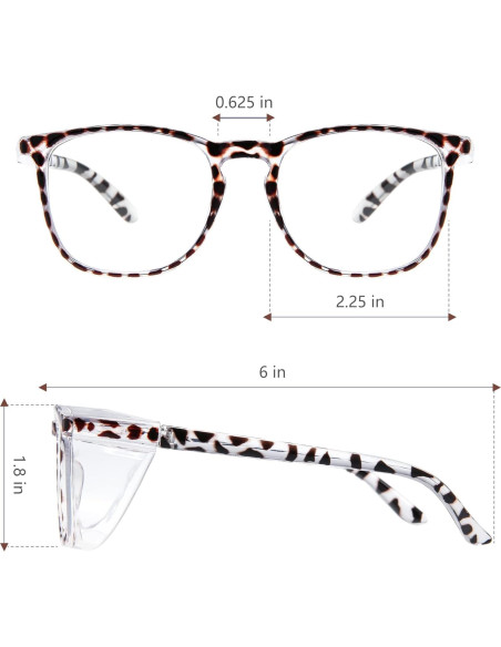 Gafas de Seguridad JOOHOO UV400 Antiempañantes para Mujeres