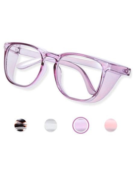 Gafas de seguridad JOOHOO UV400 antiempañante para mujeres