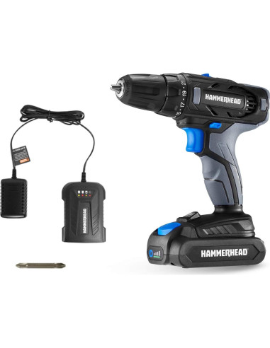 Martillo 20V Taladro Inalámbrico 2 Velocidades 1.5Ah HCDD201