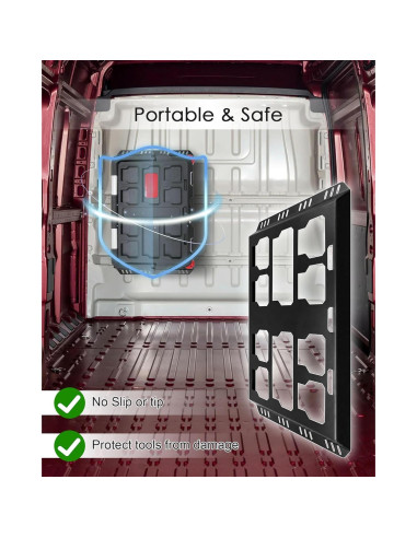 Placa de Montaje de Aluminio NXQWLL para Milwaukee Packout