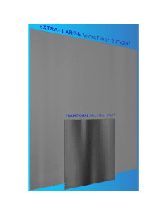 Paño de limpieza microfibra JOS 50x50cm gris para pantallas 2