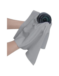 Toalla de limpieza microfibra extragrande JOS 50x50cm gris