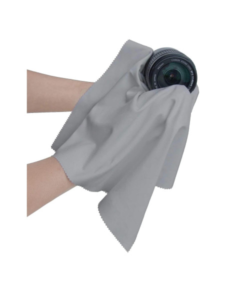 Toalla de limpieza microfibra extragrande JOS 50x50cm gris