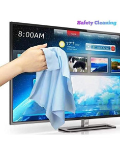 Paño de limpieza microfibra 50x50cm JOS azul claro 2