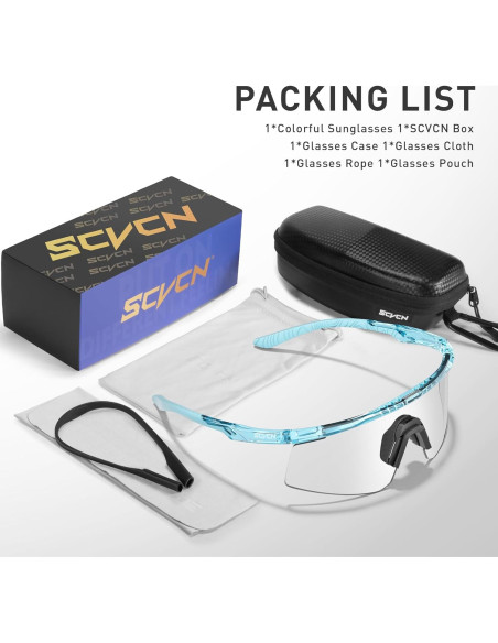 Gafas de Ciclismo SCVCN S120 Fotoquímicas UV400 TR90