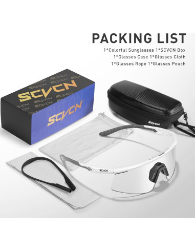 Gafas de Ciclismo SCVCN S120 Fotoquímicas UV400 TR90