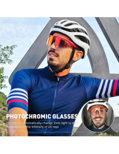Gafas de Ciclismo SCVCN S120 Fotoquímicas UV400 TR90 2