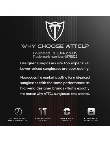 Gafas de sol ATTCL UV400 para ciclismo y deportes al aire libre