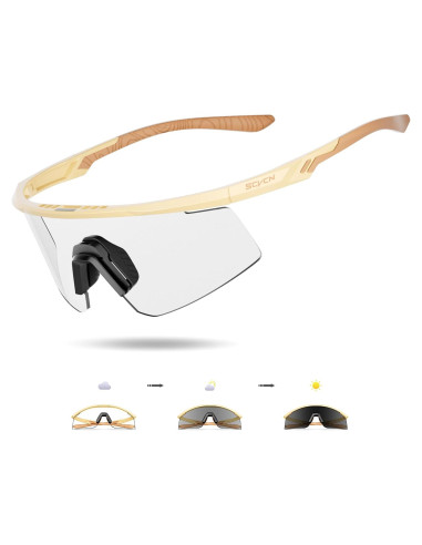 Gafas de Ciclismo SCVCN S120 Fotoquímicas UV400 TR90