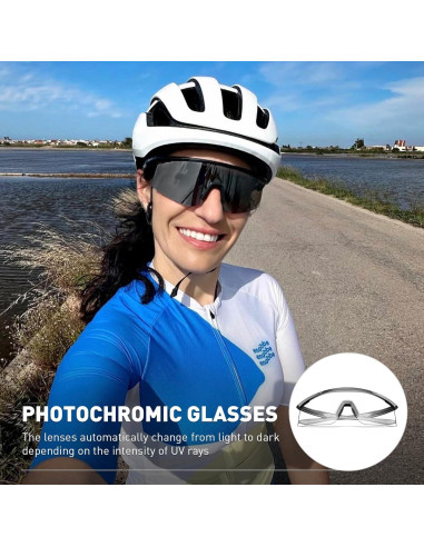 Gafas de Ciclismo SCVCN S120 Fotoquímicas UV400 TR90