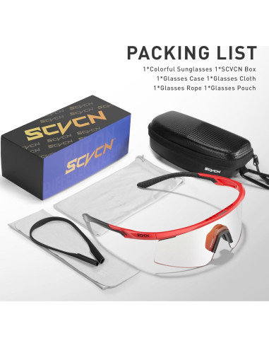 Gafas de Ciclismo SCVCN S120 Fotoquímicas UV400 TR90