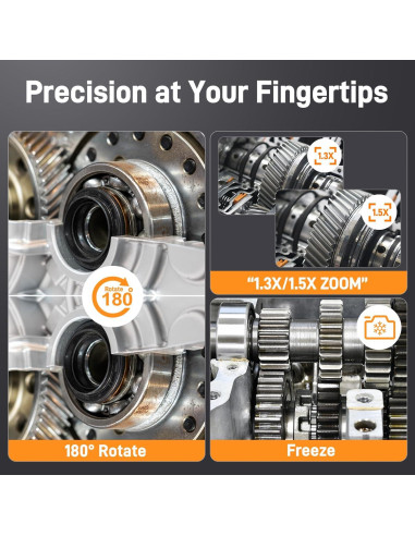 Endoscopio Doble Lente Teslong 5.03m con Luz LED y Cámara