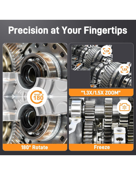 Endoscopio Doble Lente Teslong 5.03m con Luz LED y Cámara