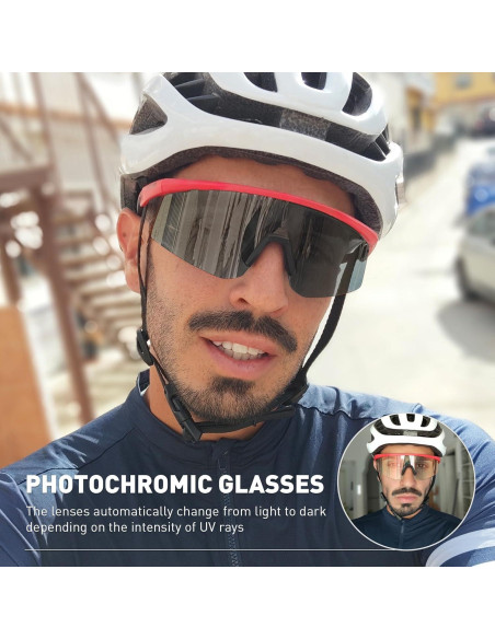 Gafas de Ciclismo SCVCN S120 Fotoquímicas UV400 TR90
