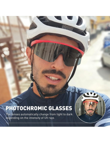 Gafas de Ciclismo SCVCN S120 Fotoquímicas UV400 TR90