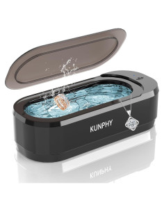 Limpiador Ultrasónico de Joyas KUNPHY 350ml Profesional Negro