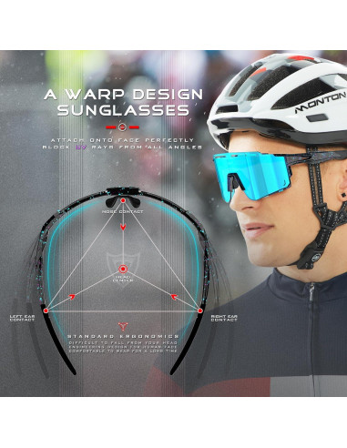 Gafas de sol ATTCL UV 400 para ciclismo y deportes