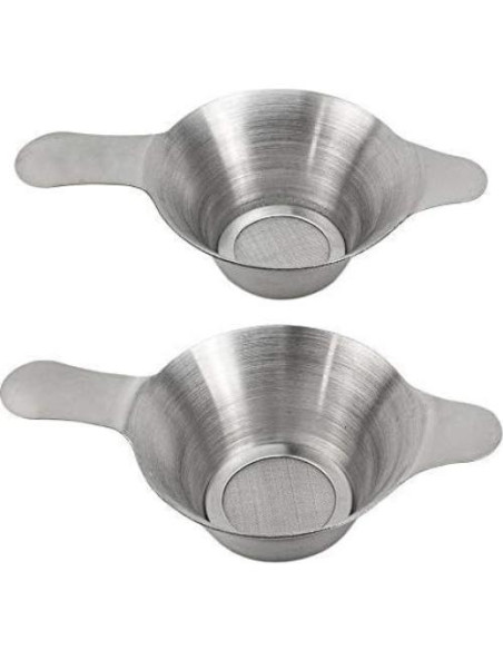Colador de Acero Inoxidable AUEAR 2 Piezas Grande y Pequeño