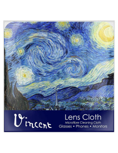 Paño de limpieza microfibra RainCaper 15x15 cm arte Van Gogh