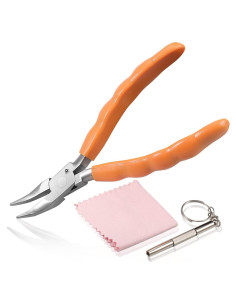 Alicate de Punta Curva LEONTOOL 15.24 cm con Destornillador