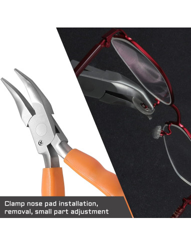 Alicate de Punta Curva LEONTOOL 15.24 cm con Destornillador