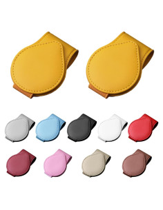 Soporte de Gafas de Sol Sylvil 2 PCS Magnético Amarillo