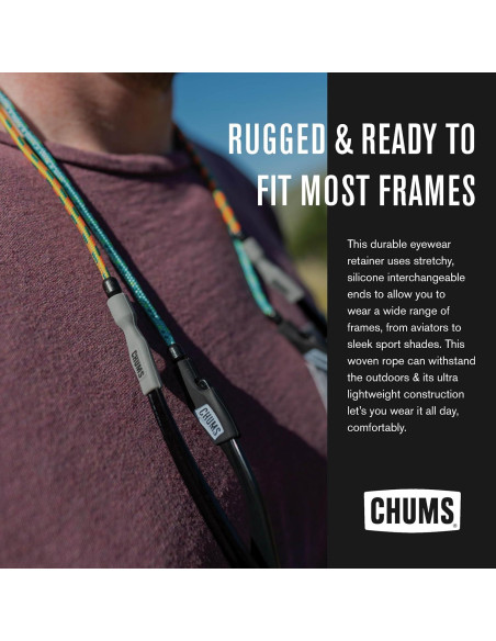 Retenedor de Gafas Chums 3mm Ripcord Unisex Ajustable