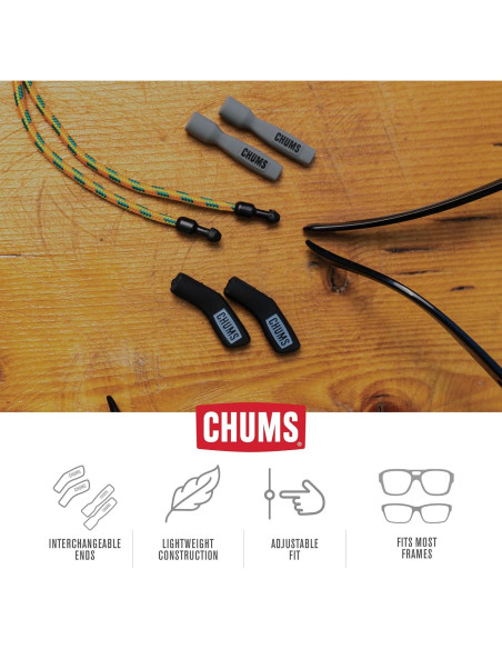 Retenedor de Gafas Chums 3mm Ripcord Unisex Ajustable