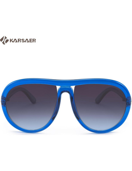 Gafas de sol aviador Karsaer unisex 60mm protección UV