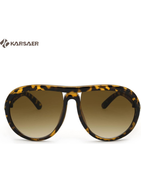 Gafas de sol aviador Karsaer unisex 60mm protección UV