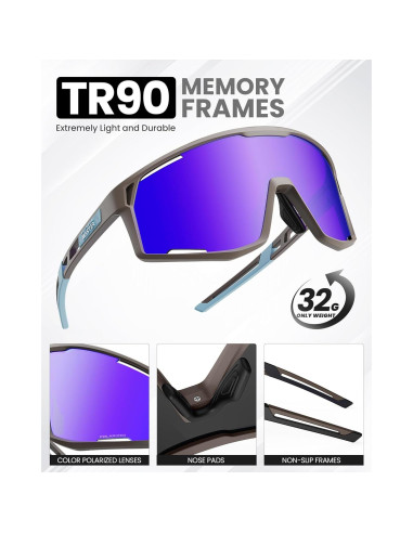 Gafas de sol OutdoorMaster Hawkview polarizadas UV400