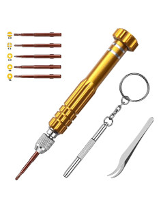 Kit de Reparación de Gafas Tasainu 5 en 1 con Destornilladores