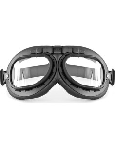 Gafas de motocicleta Bertoni AF195 - Vintage Negro Mate 2