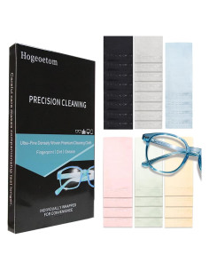 Paños de limpieza Hogeoetom 32 piezas microfibra colores