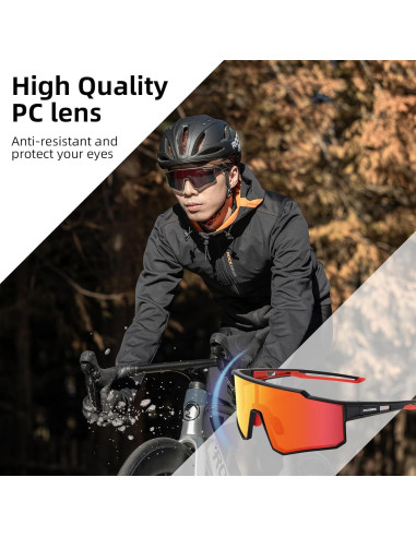Gafas de Ciclismo ROCKBROS Polarizadas UV400 para Adultos