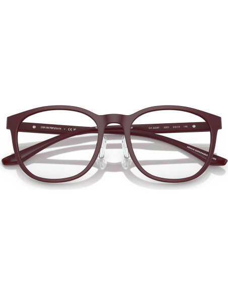 Gafas de Prescripción Emporio Armani EA3229F Burdeos Mate