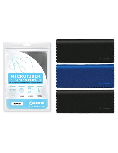 Paños de Microfibra IBENZER - 3 Paquetes para Limpieza